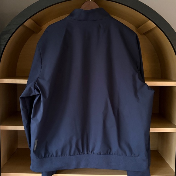 ✨$25✨Calvin Klein Matte Bomber Jacket | Navy Blue | XXL - Picture 8 of 9